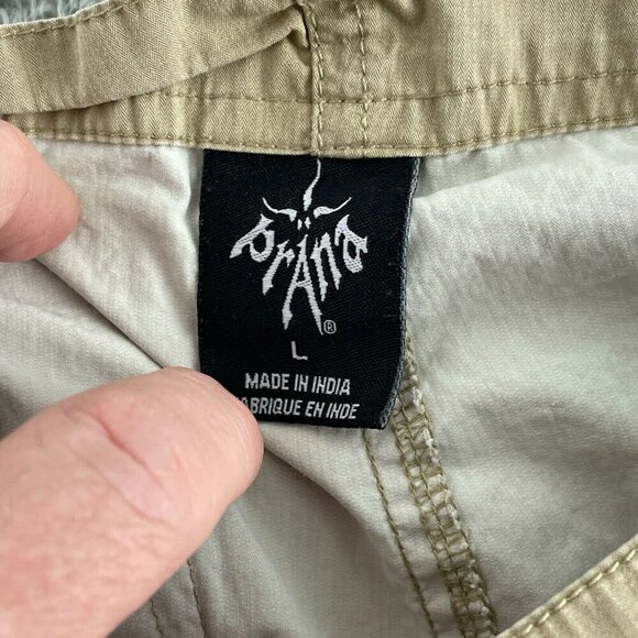 Piana Mens Khaki Convertible Cargo Pants L 2052 - Picture 3 of 10